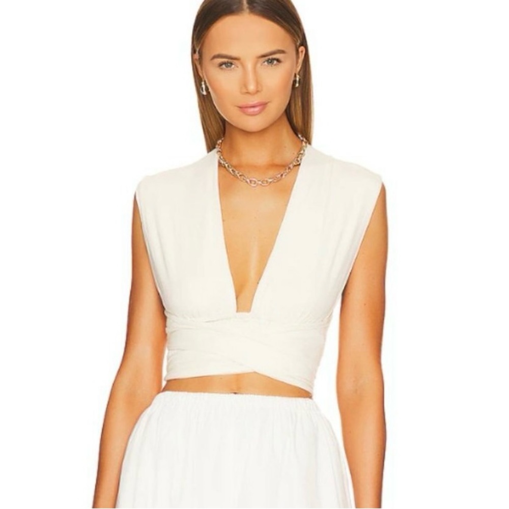 WeWoreWhat multi way tie top